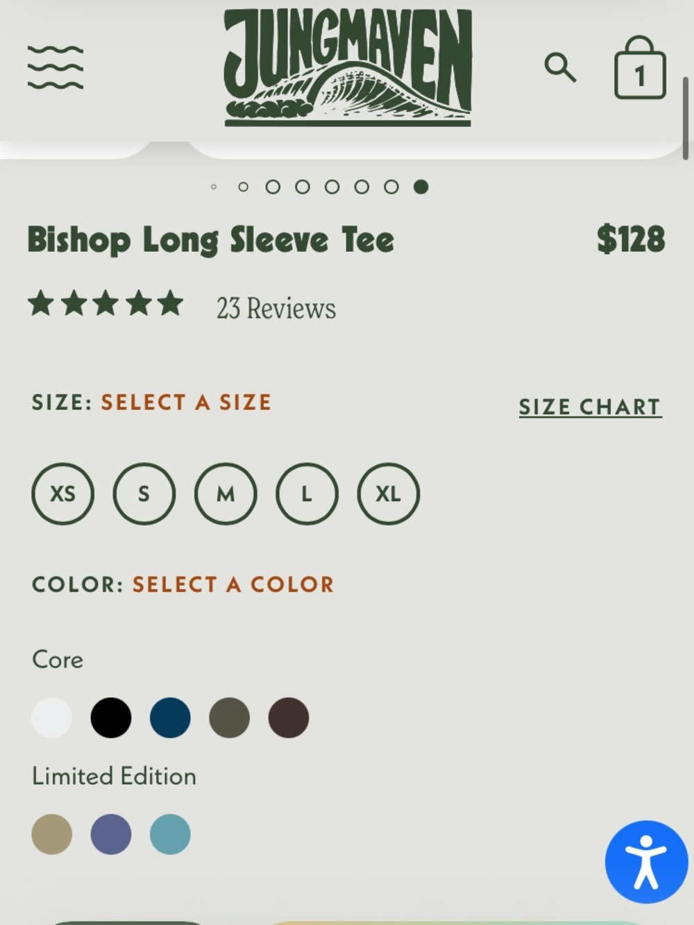 Jungmaven Bishop Long Sleeve Tee - Wisteria - Picture 7 of 10